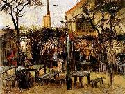 Vincent Van Gogh Terrace of a Cafe on Montmartre Sweden oil painting artist